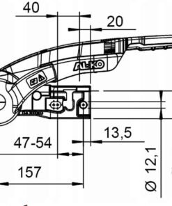 Alternative view of KITKAKYTKIN AKS3004 3000KG+SAFETY PLUS KYTKINLUKKO