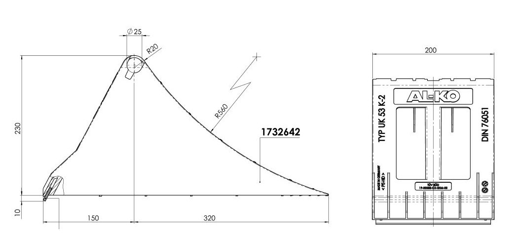 MÄKIKIILA UK53 K-2 AL-KO 200MM MUOVI - Image 5