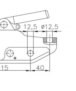 Alternative view of KUULAKYTKIN 3000KG Ø45-46 12/12 ALBE/WINTERHOFF