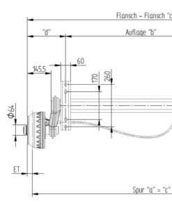 Alternative view of JARRULLINEN AKSELI KNOTT VGB 15-M B=1200 C=1670 112X5
